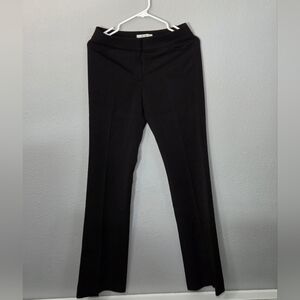 White House Black Market Elegant Black Straight Leg Pants